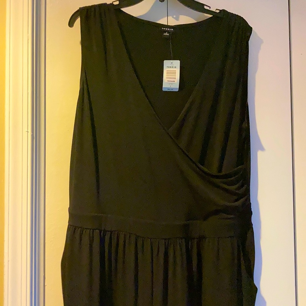 NWT Stretchy Black Torrid Jumpsuit!
